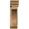 Ekena Millwork Imperial Traditional Rough Sawn Bracket w/ Offset Brace, Western Red Cedar, 6"W x 22"D x 22"H BKT0604X22X22IMP01RWR - alternate 3